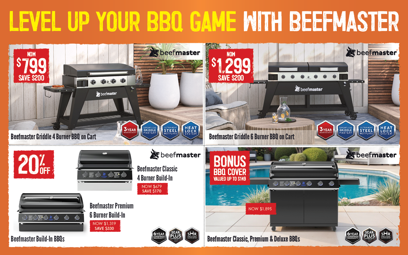 Level up your bbq game with Beefmaster | Shop Now